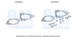 Montaažikomplekt, heitgaasitoru BM CATALYSTS FK70447