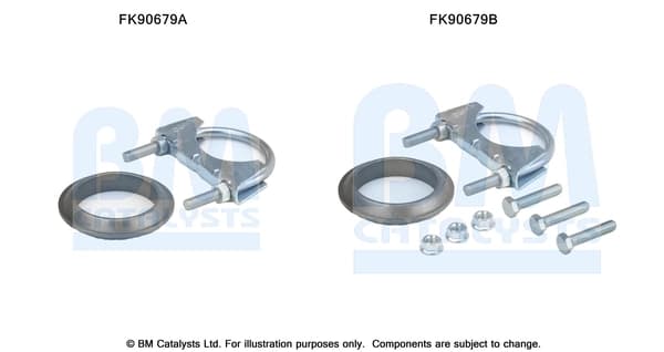 Montaažikomplekt, katalüsaator BM CATALYSTS FK90679