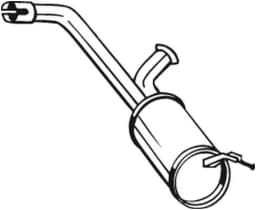 Kesksummuti BOSAL 135-099