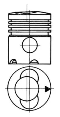 Remondikomplekt, kolb/ silindrihülss KOLBENSCHMIDT 91395962