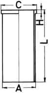 Silindrihülss KOLBENSCHMIDT 89896190