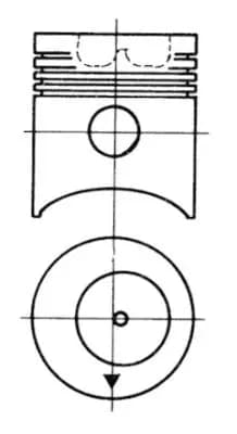 Remondikomplekt, kolb/ silindrihülss KOLBENSCHMIDT 91753961