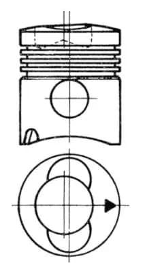 Kolvid KOLBENSCHMIDT 93315600
