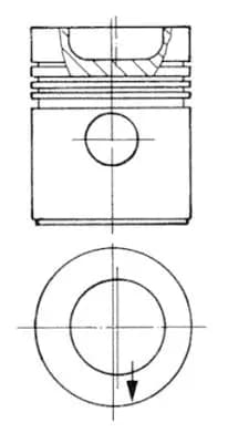 Remondikomplekt, kolb/ silindrihülss KOLBENSCHMIDT 92144981