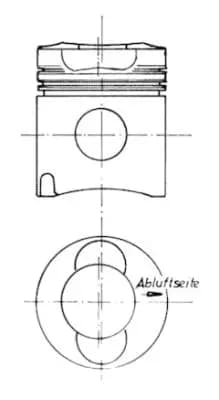Remondikomplekt, kolb/ silindrihülss KOLBENSCHMIDT 90669964