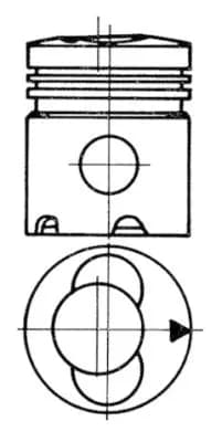 Remondikomplekt, kolb/ silindrihülss KOLBENSCHMIDT 93535960