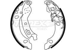 Piduriklotside komplekt TOMEX Brakes TX 22-36
