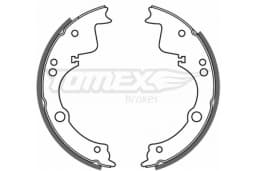 Piduriklotside komplekt TOMEX Brakes TX 21-40