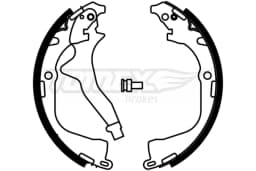 Piduriklotside komplekt TOMEX Brakes TX 23-03