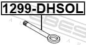 Kärukonks FEBEST 1299-DHSOL