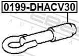 Kärukonks FEBEST 0199-DHACV30