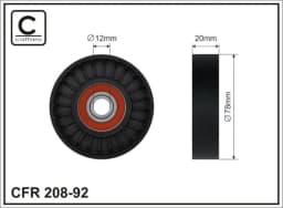 Seade-/juhtrull, soonrihm CAFFARO 208-92