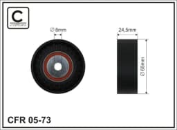 Seade-/juhtrull, soonrihm CAFFARO 05-73