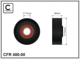 Pingutusrull, soonrihm CAFFARO 480-00