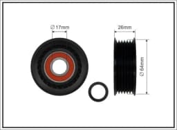 Seade-/juhtrull, soonrihm CAFFARO 239-00