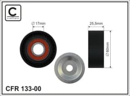 Pingutusrull, soonrihm CAFFARO 133-00
