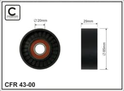 Seade-/juhtrull, soonrihm CAFFARO 43-00