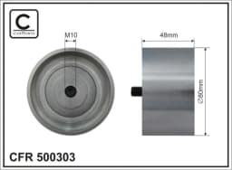 Seade-/juhtrull, soonrihm CAFFARO 500303