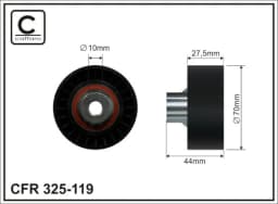 Seade-/juhtrull, soonrihm CAFFARO 325-119
