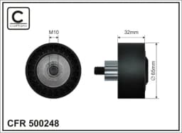Seade-/juhtrull, soonrihm CAFFARO 500248