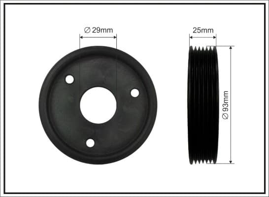 Rihmaratas, roolivõimendi pump CAFFARO 400-00