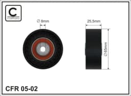 Seade-/juhtrull, soonrihm CAFFARO 05-02