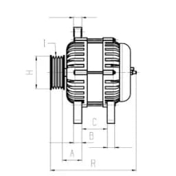 Generaator HC-Cargo F 032 116 829
