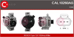 Generaator CASCO CAL10260AS