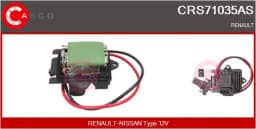 Takistus, salongipuhur CASCO CRS71035AS