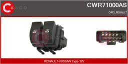 Lüliti, aknatõstuk CASCO CWR71000AS