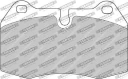 Piduriklotsi komplekt, ketaspidur FERODO RACING FDS998