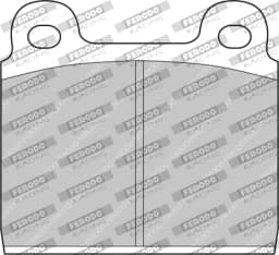 Piduriklotsi komplekt, ketaspidur FERODO RACING FCP11H