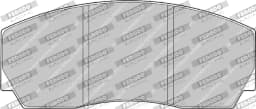Piduriklotsi komplekt, ketaspidur FERODO RACING FRP216R