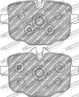 Piduriklotsi komplekt, ketaspidur FERODO RACING FCP4381H