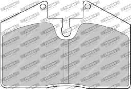 Piduriklotsi komplekt, ketaspidur FERODO RACING FCP451R
