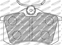 Piduriklotsi komplekt, ketaspidur FERODO RACING FCP1491W