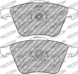 Piduriklotsi komplekt, ketaspidur FERODO RACING FDS1706