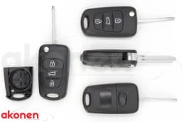 Korpus, autovõtmed B CAR 004KI008