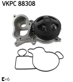 Veepump, mootori jahutus SKF VKPC 88308