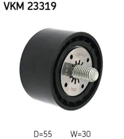 Seade-/juhtrull, hammasrihm SKF VKM 23319