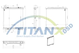 Radiaator, mootorijahutus TitanX RX159032