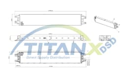 Õliradiaator, mootoriõli TitanX OX609002