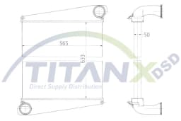 Kompressoriõhu radiaator TitanX IX129004