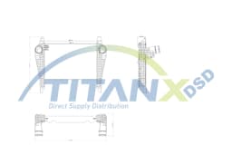 Kompressoriõhu radiaator TitanX IX159006