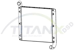 Kompressoriõhu radiaator TitanX IX809001