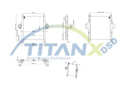Kompressoriõhu radiaator TitanX IX159007