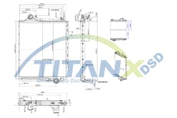 Kompressoriõhu radiaator TitanX IX129007