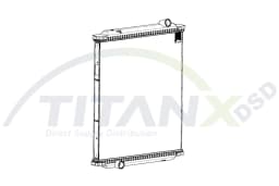 Radiaator, mootorijahutus TitanX RX169026