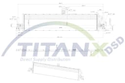 Radiaator, mootorijahutus TitanX RX129012
