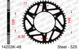 Ketiratas AFAM 14203K-48